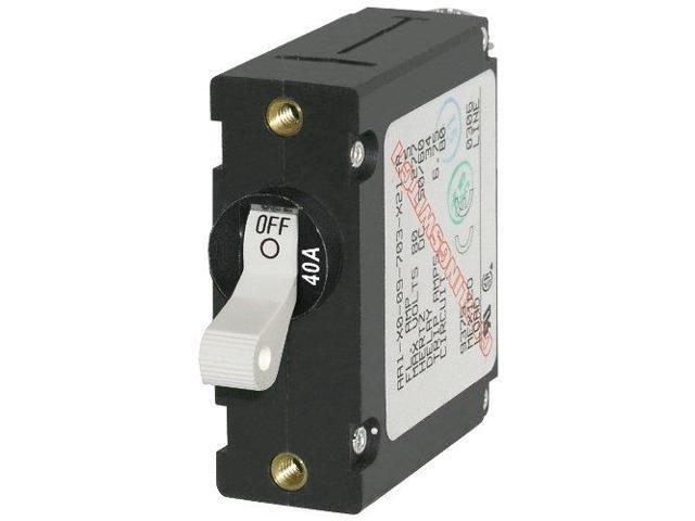 Blue Sea 7226 AC/DC Single Pole Magnetic World Circuit Breaker - 40AMP [7226]