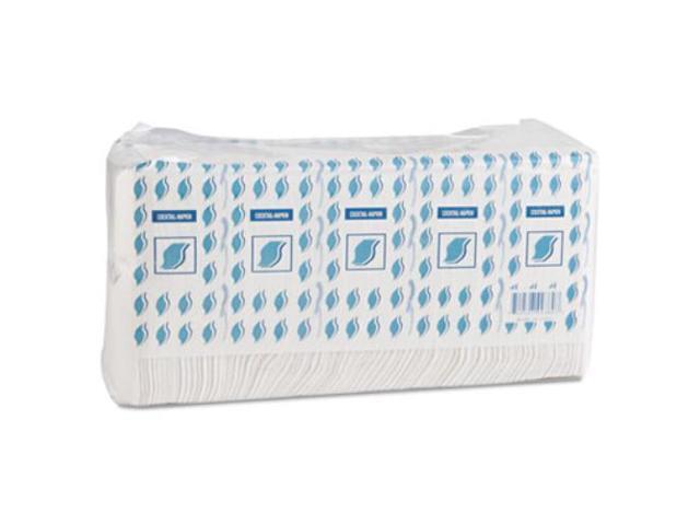 Cocktail Napkins 1-Ply 9w x 9d White 500/Pack 8 Packs/Carton GENCOCKTAILNAP