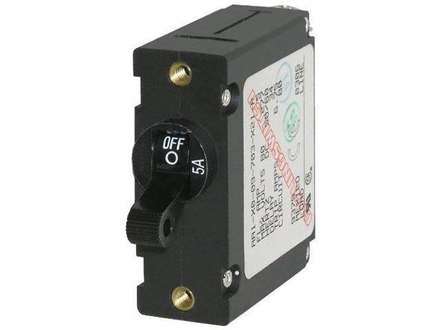 Blue Sea 7200 AC / DC Single Pole Magnetic World Circuit Breaker - 5.[7200]