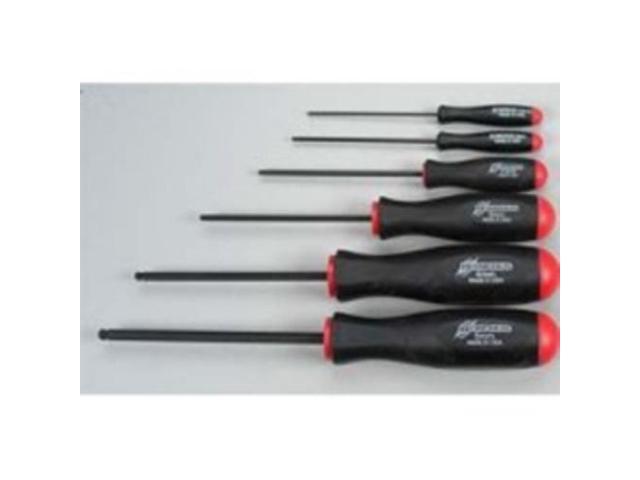 Bondhus 10686 Set of 6 Balldriver Screwdrivers 1.5-5mm