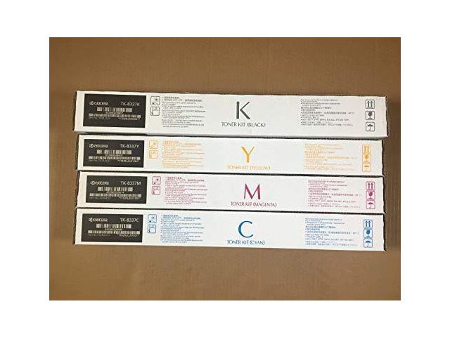 Cyan Toner Cartridge for Kyocera TK-8337C TASKalfa 3252ci, TASKalfa 3253ci, Genuine Kyocera Brand