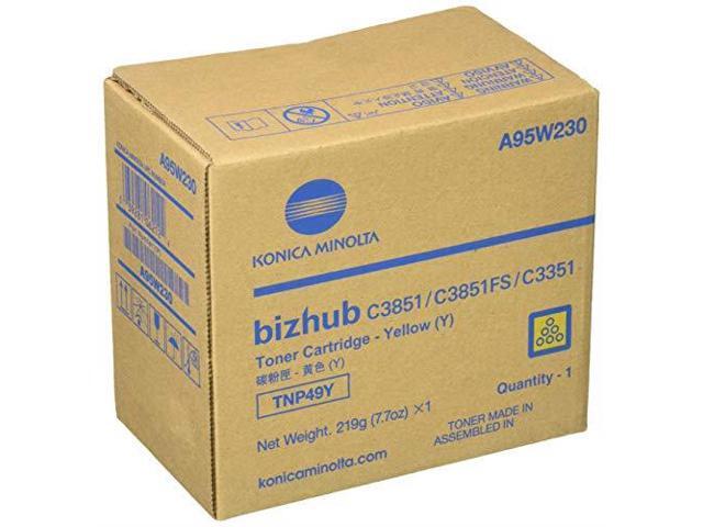 Konica Minolta A95W230 Toner Ctg, Yellow, 12K Yield