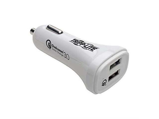 Tripp Lite U280-C02-S-QC3U USB Car Charger, Quick Charge - Dual USB-A 3.0, UL 2089 Certified