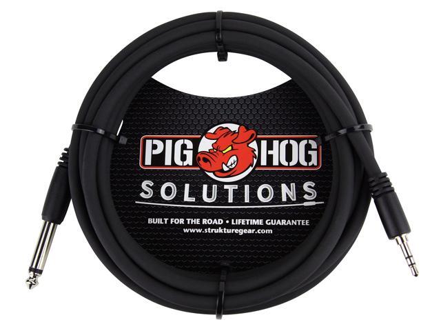 Pig Hog Solutions 3.5mm TRS to 1/4' Mono Adapter Cable (10 ft.)