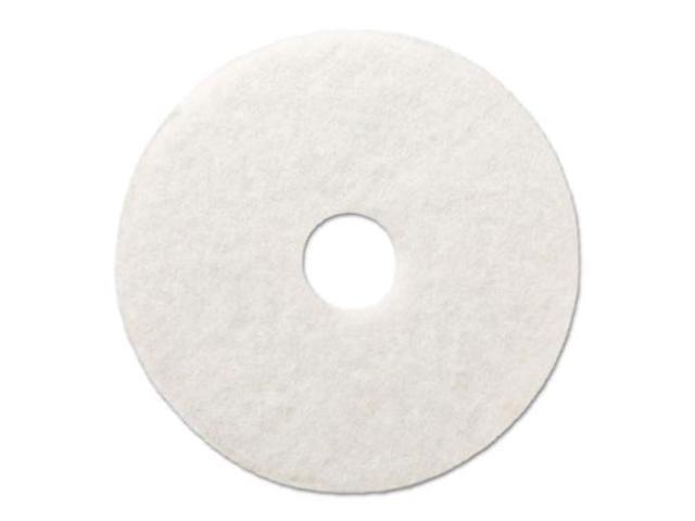 Standard 24-Inch Diameter Polishing Floor Pads, White BWK4024WHI