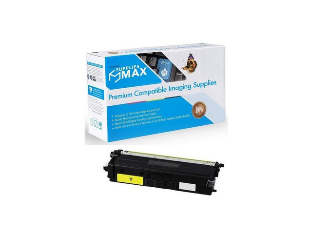 SuppliesMAX Compatible Replacement for Brother HL-L8260/HL-L8360/HL-L9310/MFC-L8895/MFC-L8900/MFC-L9570CDW Yellow Super High Yield Toner Cartridge...