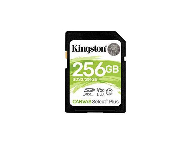 Kingston Canvas Select Plus 256 GB Class 10/UHS-I U3 SDXC 1 Pack SDS2256GB