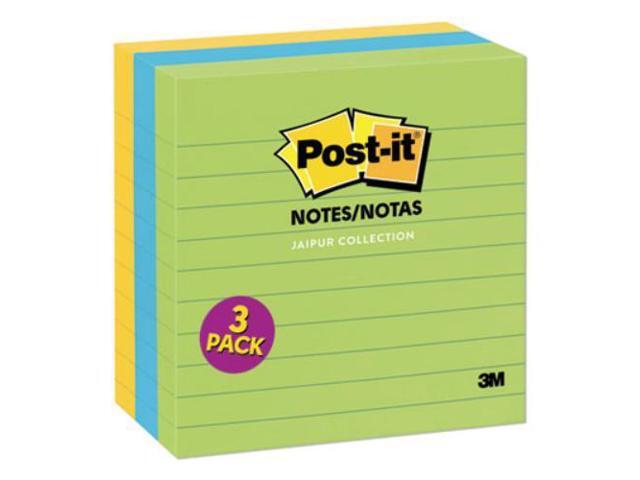 Post-it Notes 4' x 4' Jaipur Collection Lined 200 Sheets/Pad 474789