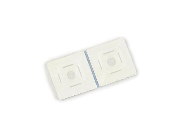 3M CTB75X75BKA-C Cable Tie Base, Nylon 6/6, Black, 0.74 in L