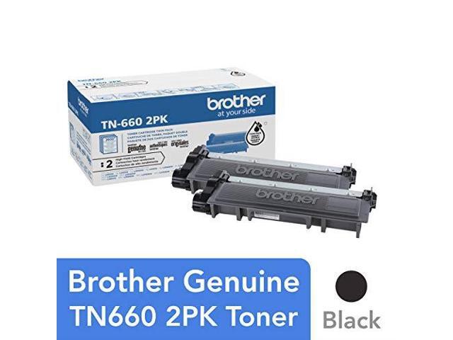 Brother TN660 High Yield Black Toner Cartridge (2-Pack)