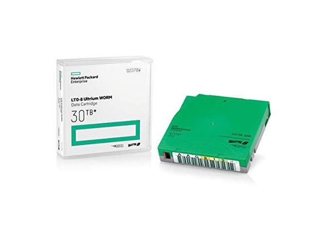 HPE LTO-8 Ultrium 30TB RW Non Custom Labeled Library Pack 20 Data Cartridges with Cases