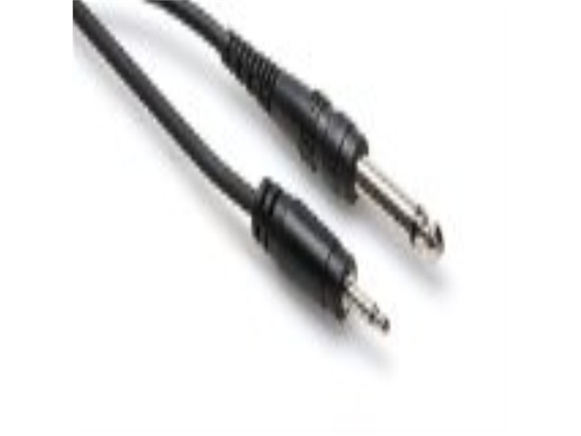 Hosa Cable CMP300 1/8 inch TS to 1/4 Inch TS Adapter Cable - 3 Foot