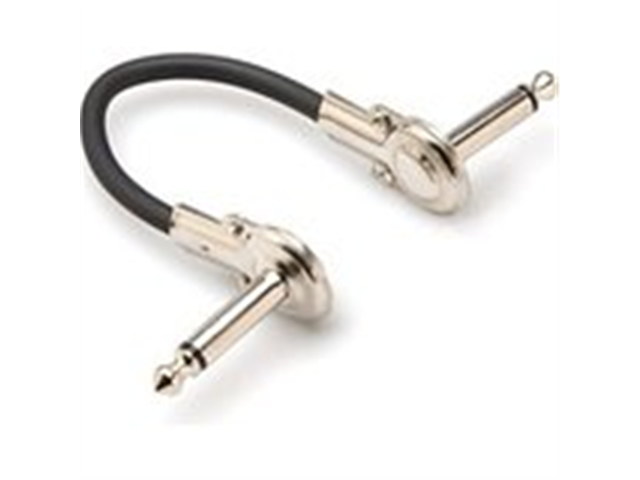HOSA IRG-100.5 Low Profile Guitar Pedal Pancake Patch Jumper Cable 1/4' - 6'