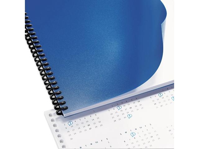 Swingline Opaque Plastic Binding System Covers 11-1/4 x 8-3/4 Black 25/Pack