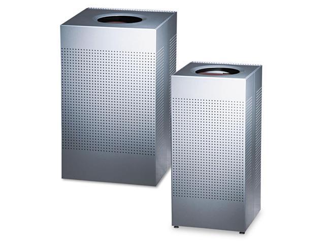 United Receptacle Open Top Half Round Waste Can