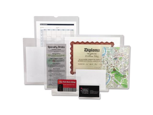 Oxford Utili-Jacs Heavy-Duty Clear Plastic Envelopes 9 x 12 50/Box 65012