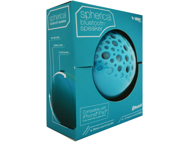 Portable Bluetooth Mini Speaker Battery Powered, Compact, Wireless Sound, Blue