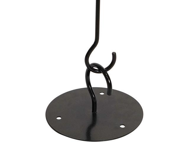 Hanging Ceiling Metal 6' Home Garden Flower Plant Pot Holder Stand Black