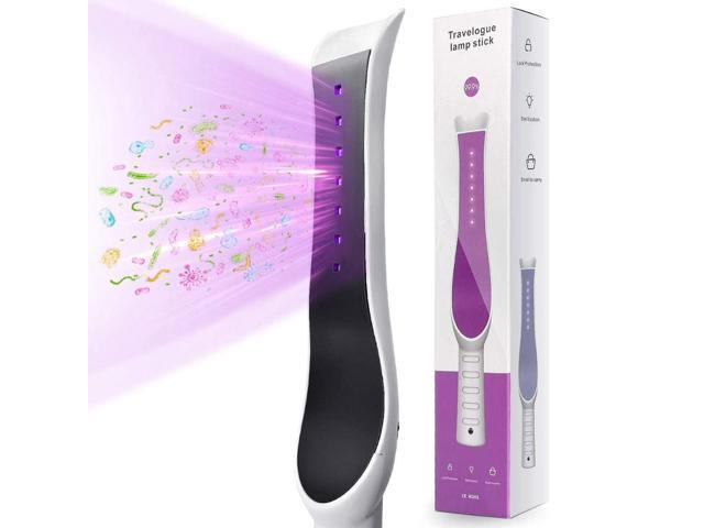 Handheld Light Wand LED, Portable Kills 99.9% of Germs Cleaning Lamp, USB