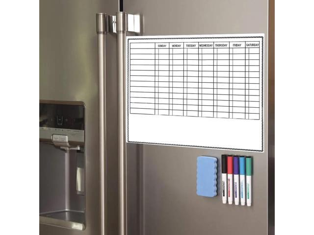 Magnetic Dry Erase Board For Kids Chores Whiteboard Weekly Chore Chart 17X20''