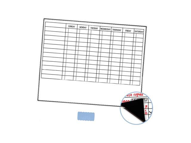 Magnetic Dry Erase Board For Kids Chores Whiteboard Weekly Chore Chart 17X20''