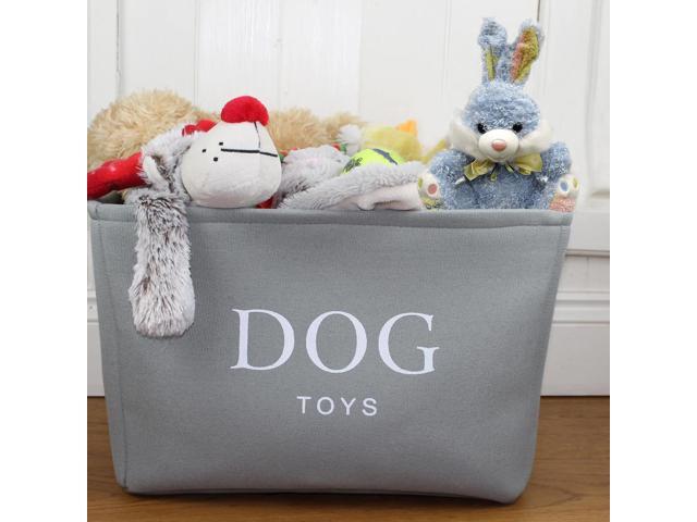Storage Basket Rectangular with Handles 7.5''x16''x12.25'', White & Gray- 2 Pack