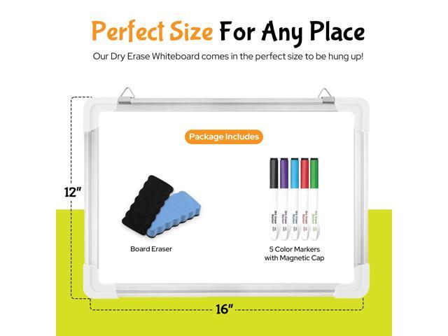 Dry Erase Board for Wall, 15'x12' Hanging Whiteboard with Double-Sided Lap Board
