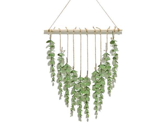 Artificial Eucalyptus Hanging Plants Boho Decor, Greenery, Room 17'x27' - 2Pack