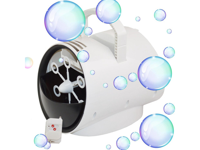 Automatic Bubble Machine Blower Maker Kids Indoor Outdoor Party Toy White New