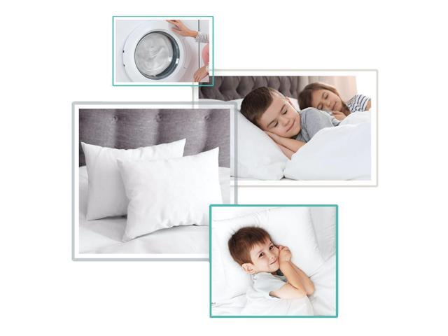 Toddler Pillowcase White 13 x 18, 100% Cotton Premium Quality