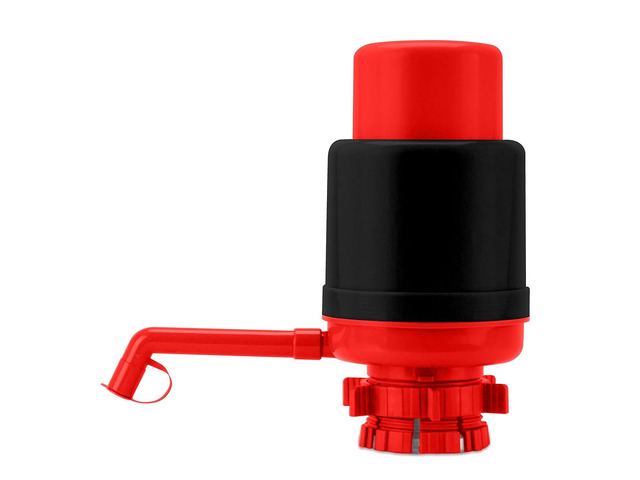 Universal Manual Drinking Pump Fits Most 2-6 Gallon Water Coolers Red and black