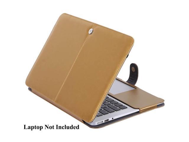 Slickblue Leatherette Clip-On Shell Case For 13' Macbook Pro - Champagne Gold