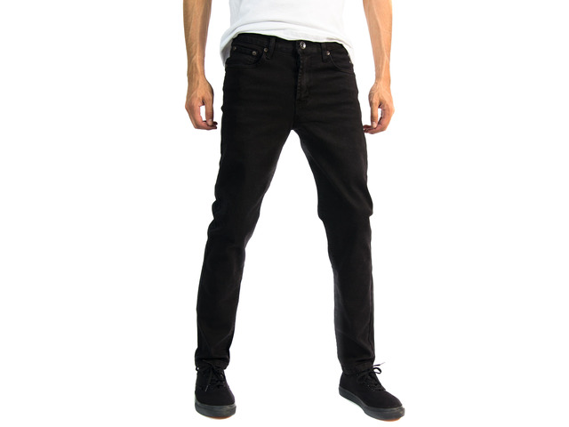 Alta Designer Fashion Mens Slim Fit Skinny Denim Jeans - Black - Size 40