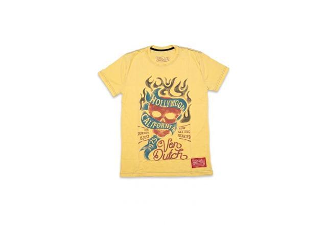 Von Dutch Men's Short Sleeve Journey Is Just Now Getting Started, Cali Sun, S
