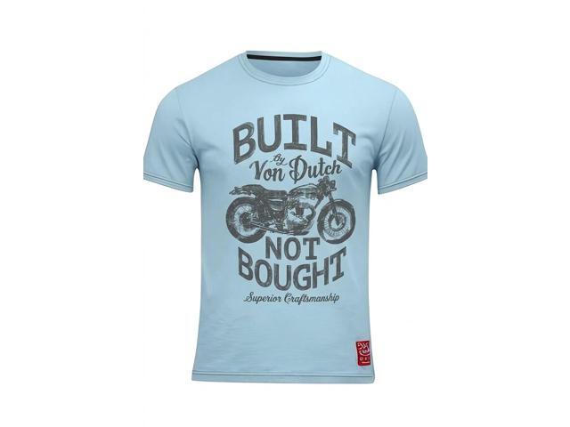 Von Dutch Men's Short Sleeve Built By Not Bought, Lions Blue, 2XL