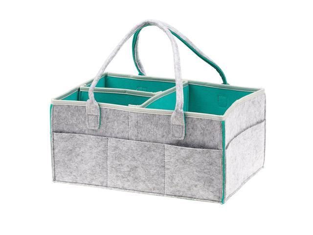 Baby Travel Diaper Wipes Bag Nursery Organizer with Changing Station Mat Pad