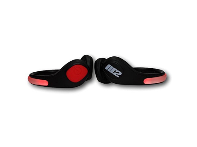 Innovative Living Heel Clip LED Shoe Safety Light, Reflective Gear for Walking, Running or Jogging