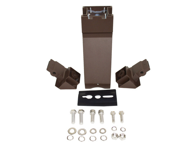 Mounting Arm For Round or Square Poles Bronze LED Area Light Fixtures PLT-11102