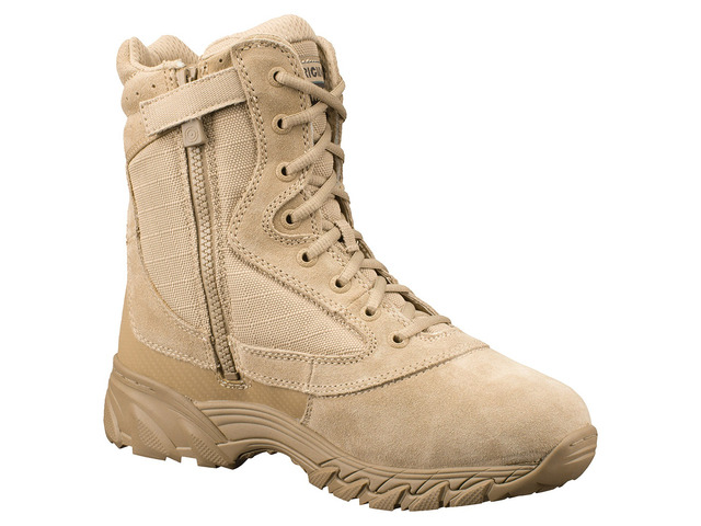 Original Swat Chase 9' Side Zip Men's Tactical Boots Tan 131202 5