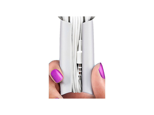 Quirky Wrapster Earbud Cord Wrap for your Earphones - White