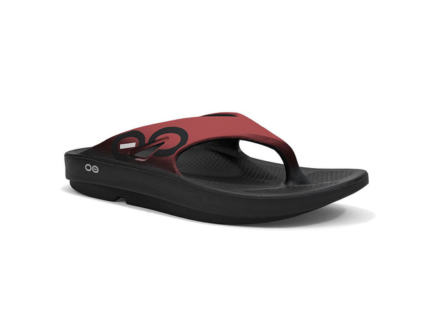 OOFOS OOriginal Sport Footwear Thong Sandals - Marsala - Size M6/W8