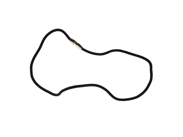 Magnetic Breakaway Lanyard 32' Solid Black 2 mm Thick Multiple Purpose Lanyard