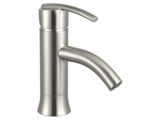 Eisen Home Waverly 7' Single Hole Single Handle Bathroom Sink Vanity Faucet, Brushed Nickel