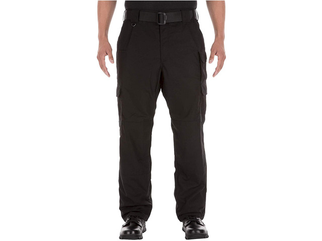 5.11 Tactical Men's Taclite Flannel Lined Pants, Seven Pockets, Black, 30X32