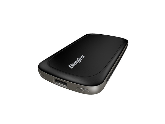 Energizer 3600mAh Rechargeable Power Pack with Built-In Micro USB Cable - Black