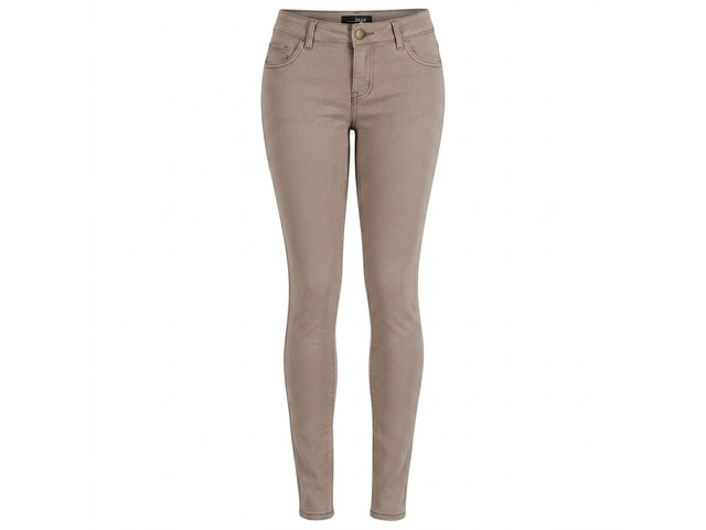 La Bijou 611S Ultra Stretch Skinny Pants Jeggings for Women Juniors, Cocoa, L