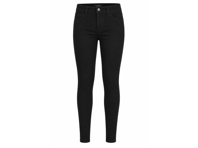 La Bijou 611 Ultra Stretch Slim Fit Pants Jeggings for Women Juniors, Black, S