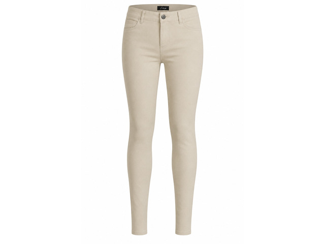 La Bijou 611 Ultra Stretch Slim Fit Pants Jeggings for Women Juniors, Khaki, M