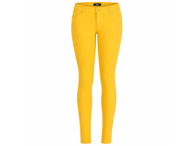 La Bijou 611 Ultra Stretch Slim Fit Pants Jeggings for Women Juniors, Lemon, S
