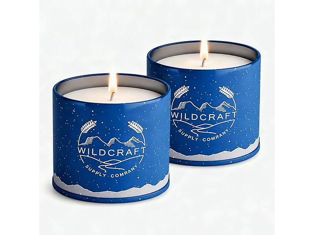 Citronella Candles 100% Soy Wax Natural Outdoor Indoor Scented Candle 2-Pack New